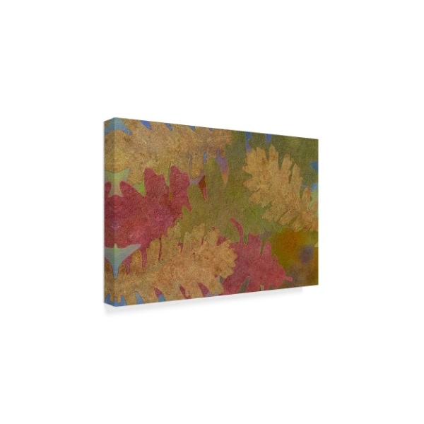 Cora Niele 'Fallen Leaves Red Golden' Canvas Art,12x19